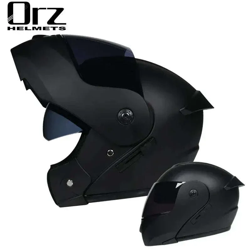 Orz Voyage Modular Motorcycle Helmet with Dual Visor - Image 21