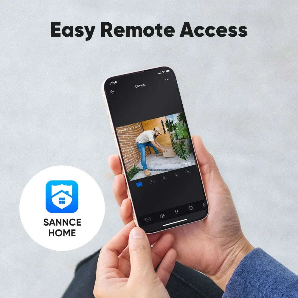 SANNCE 8CH 1080P Security Camera System with Night Vision - Image 6