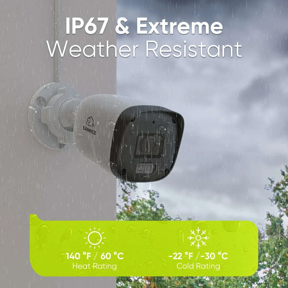 SANNCE 8CH NVR 3MP 4-Camera PoE Security System - Image 5