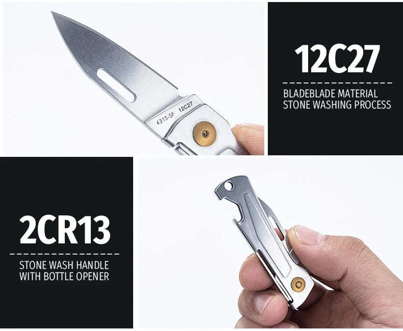 SANRENMU 431S Folding Pocket Knife for Everyday Carry - Image 11