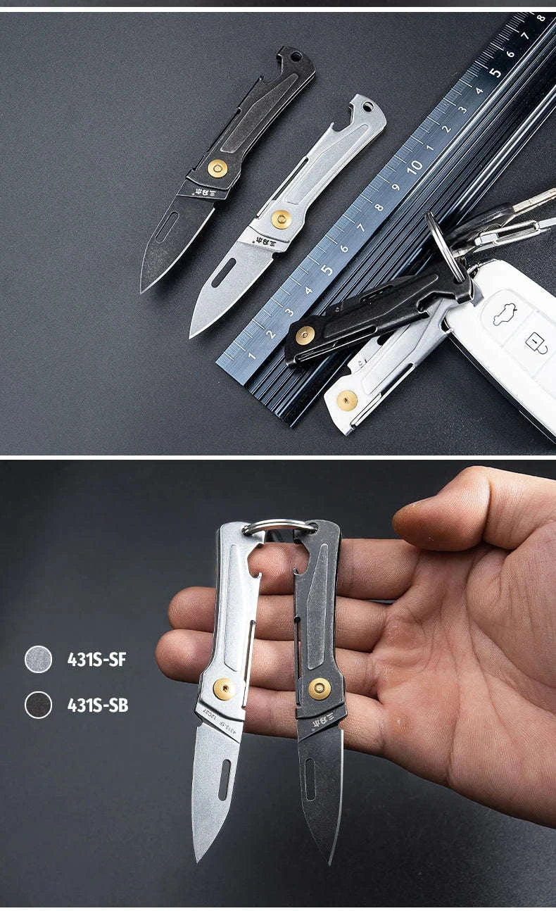 SANRENMU 431S Folding Pocket Knife for Everyday Carry - Image 20