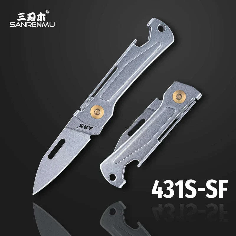 SANRENMU 431S Folding Pocket Knife for Everyday Carry - Image 26