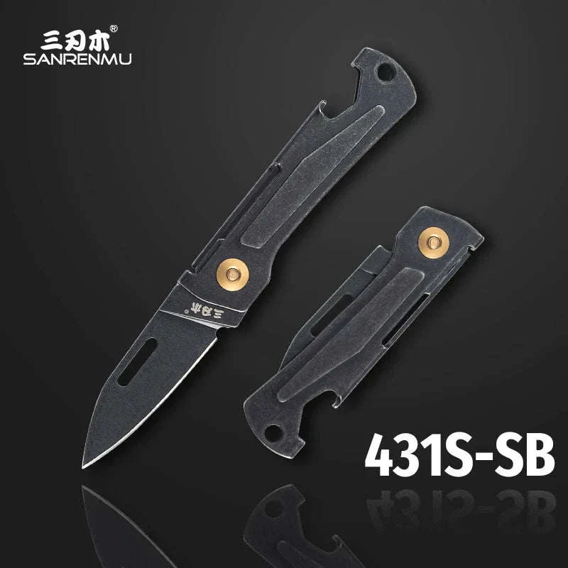 SANRENMU 431S Folding Pocket Knife for Everyday Carry - Image 27