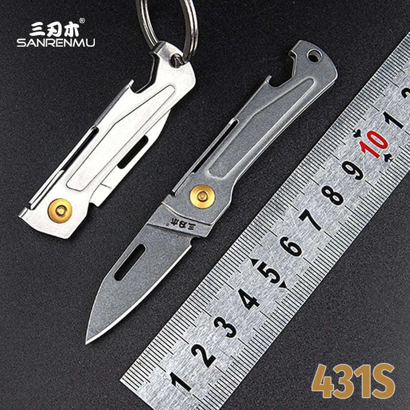SANRENMU 431S Folding Pocket Knife for Everyday Carry - Image 6