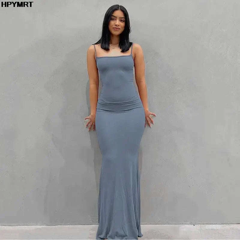 Satin Slip Backless Maxi Dress for Women - Image 11