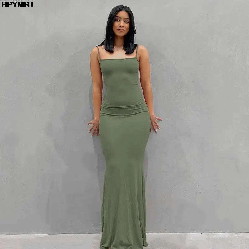 Satin Slip Backless Maxi Dress for Women - Image 22