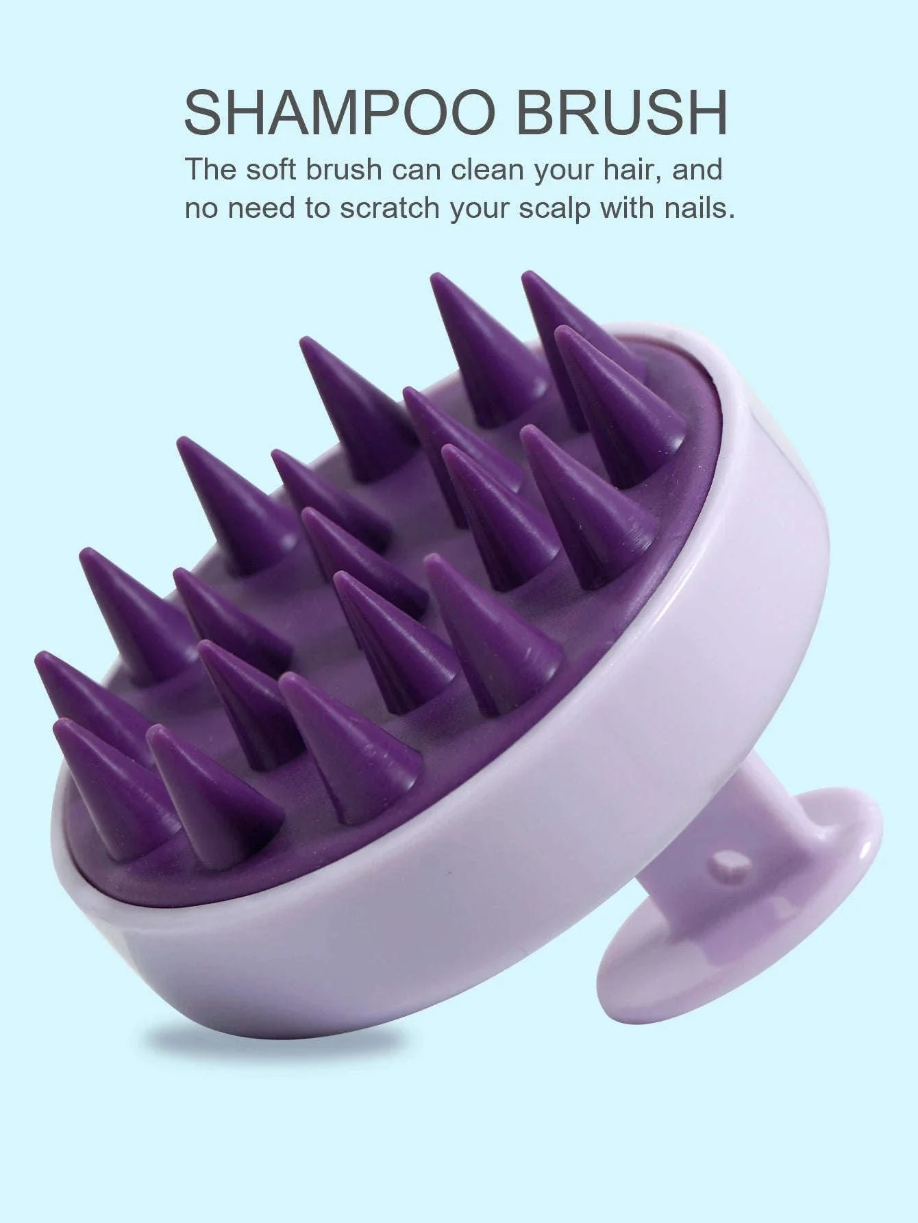 Silicone Scalp Massager Brush for Hair, Scalp & Body Care - Image 14