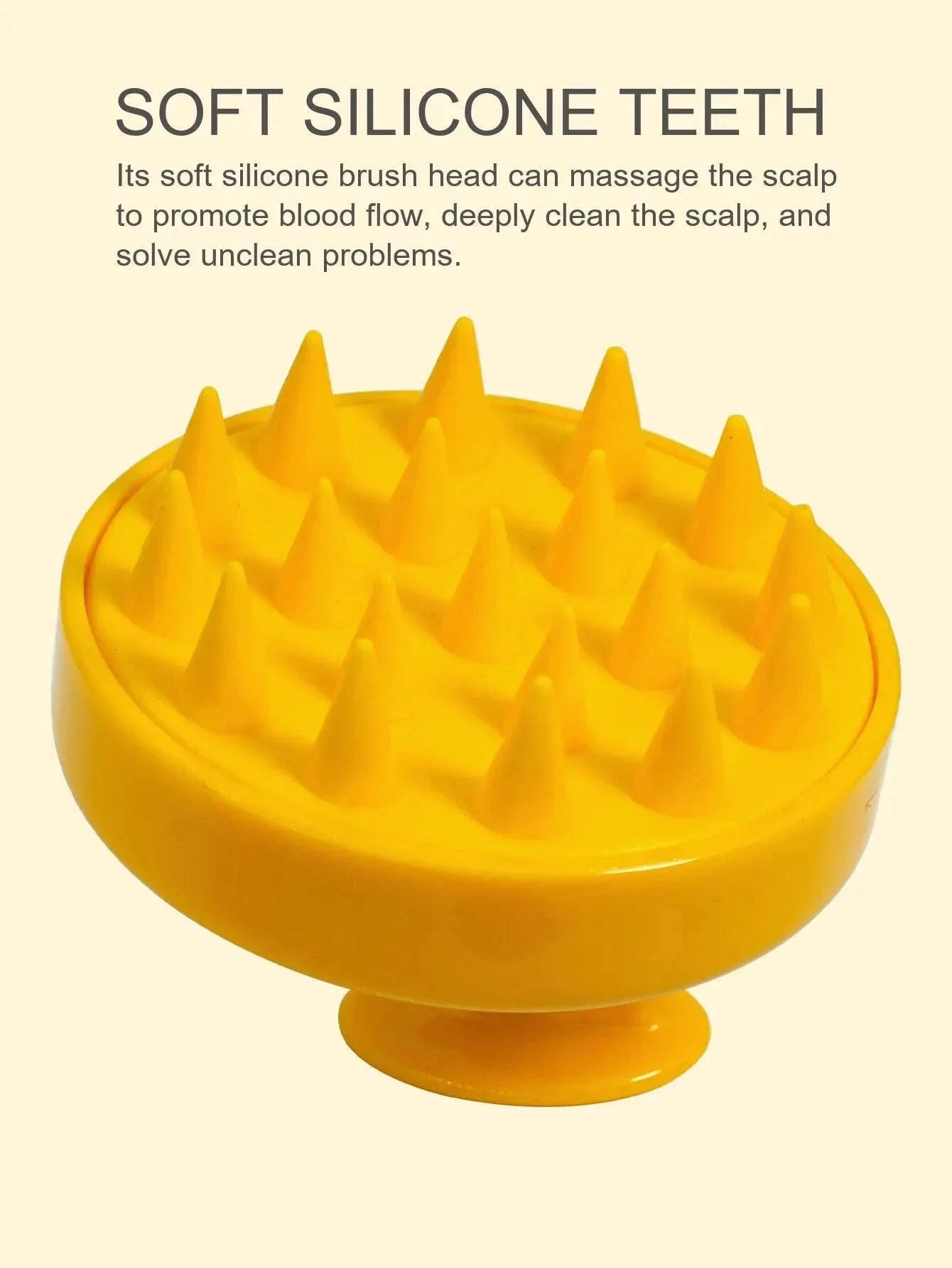 Silicone Scalp Massager Brush for Hair, Scalp & Body Care - Image 17