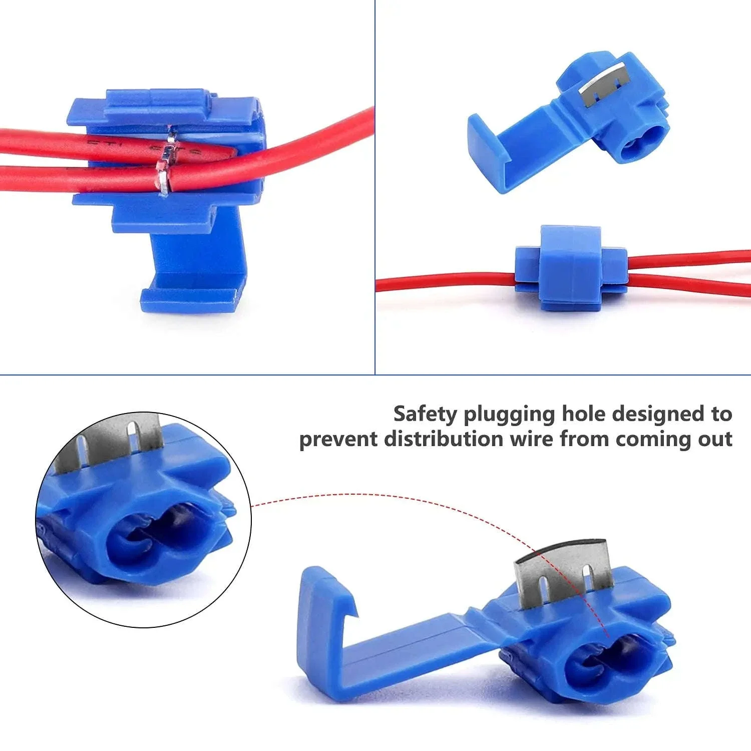 Scotch Lock Quick Splice Wire Connectors 50-Pack AWG 22–18 - Image 4