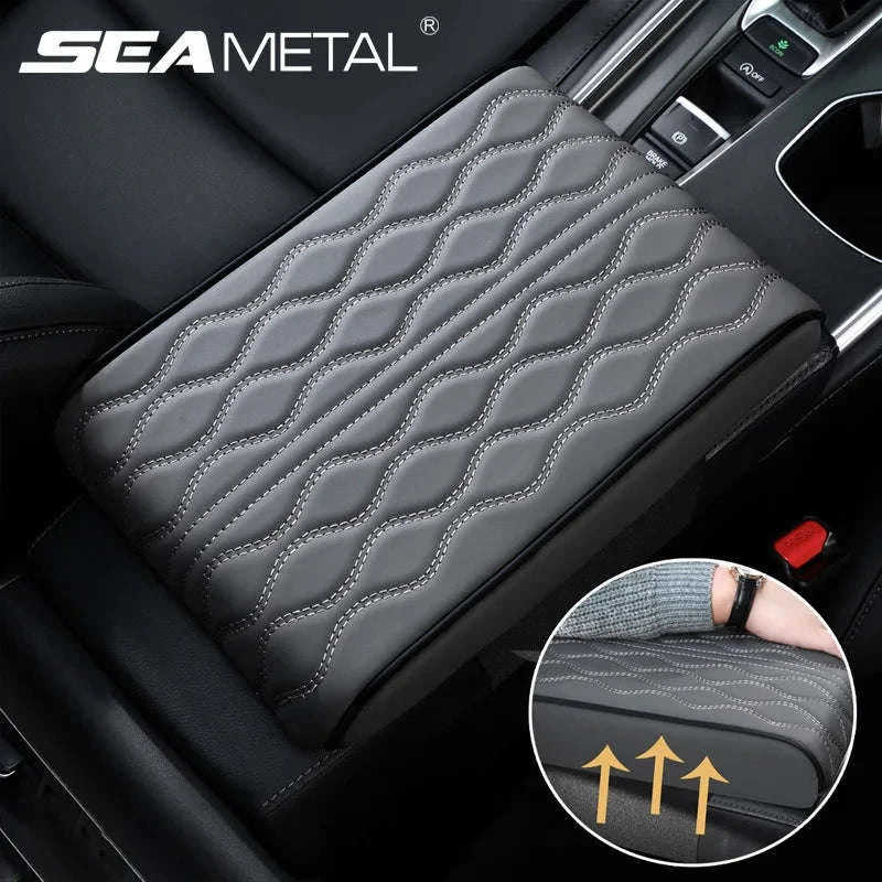 Car Armrest Box Cushion Memory Foam Console Cover