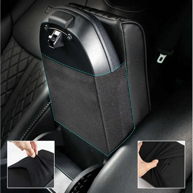 Car Armrest Box Cushion Memory Foam Console Cover - Image 3