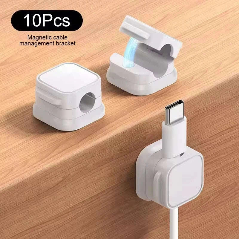 10-Piece Self-Adhesive Magnetic Cable Clips - Image 26
