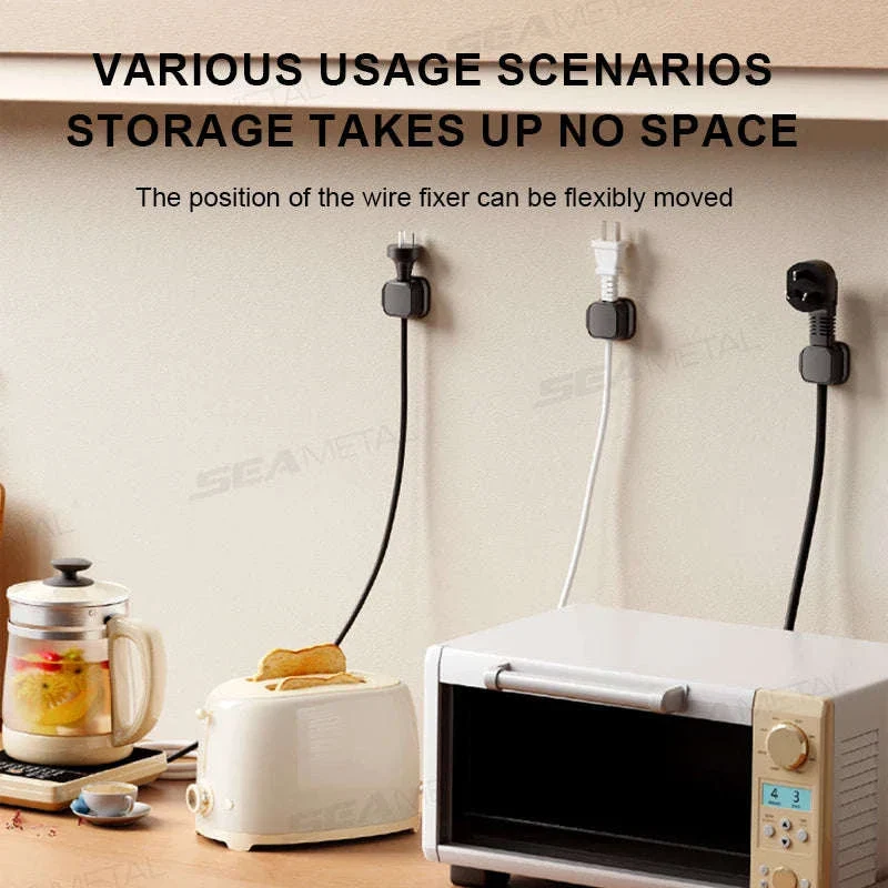10-Piece Self-Adhesive Magnetic Cable Clips - Image 6