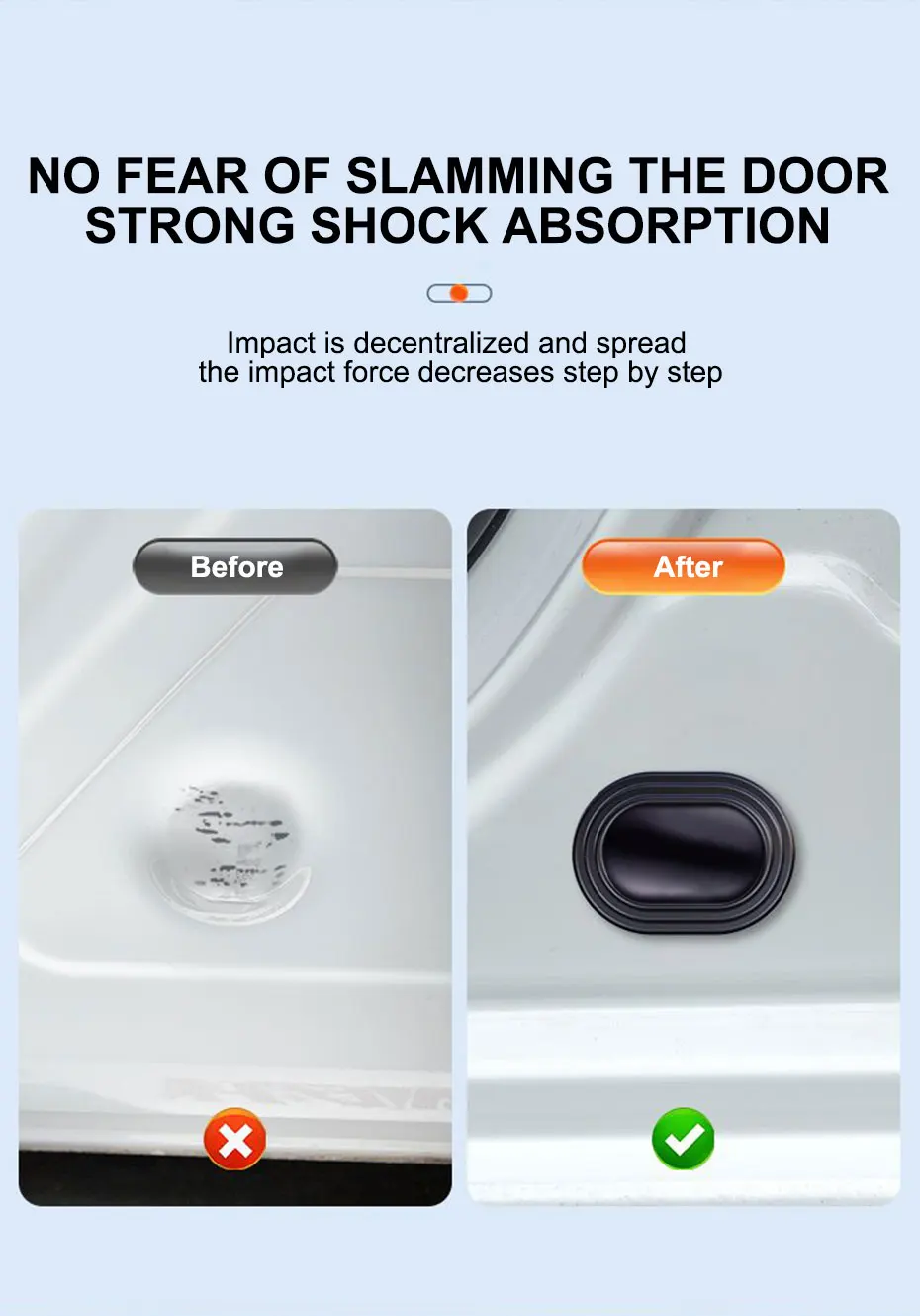 12-Piece Car Door Shock Absorber Pads - Image 15