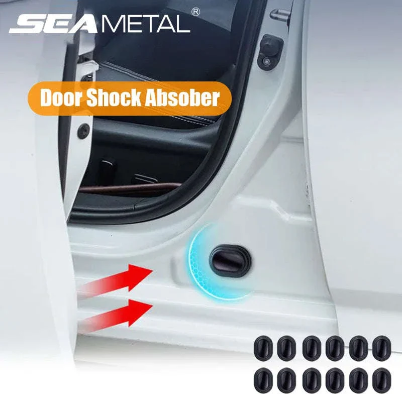 12-Piece Car Door Shock Absorber Cushion Stickers