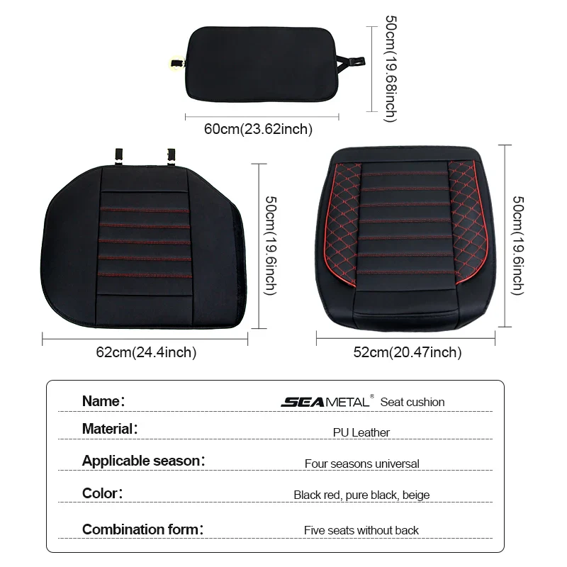 Beige Full-Wrapped Car Seat Cover - Image 6