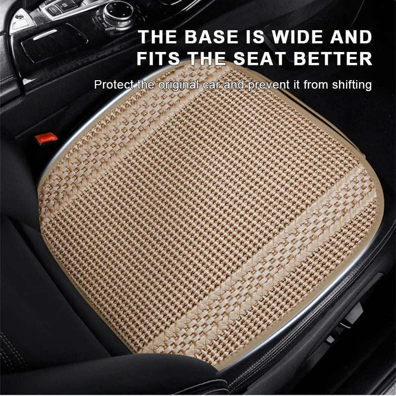 Ice Silk Car Seat Cover Breathable Cooling Seat Cushion Anti-Slip Universal - Image 4