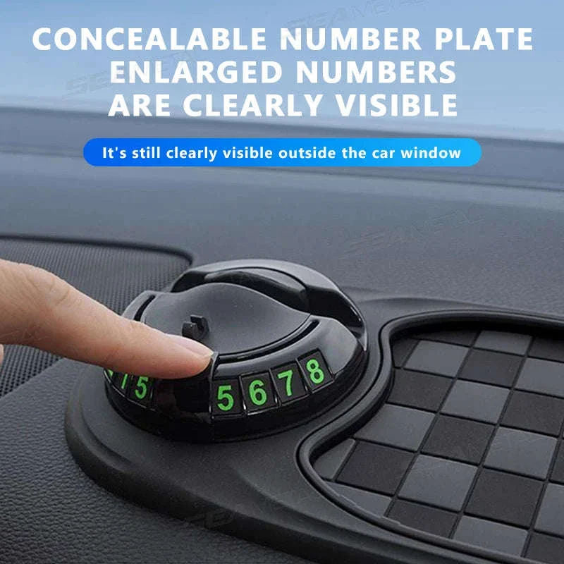 2-in-1 Dashboard Anti-Slip Mat with 360-Degree Rotating Phone Holder - Image 5