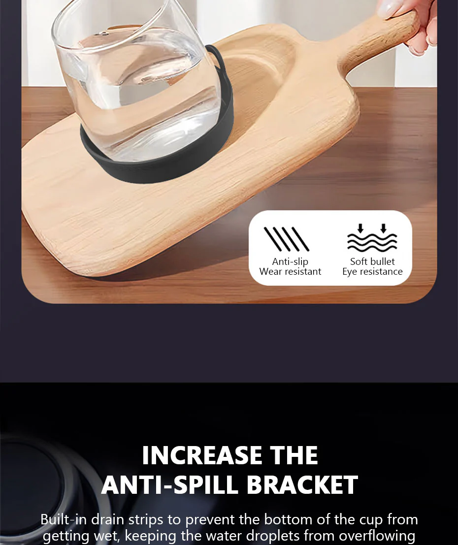 2-Piece Anti-Slip Car Coaster Silicone Drink Holder Pads - Image 12