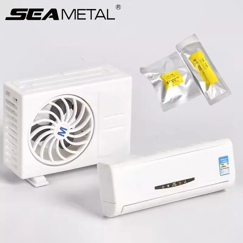 2-Piece Car Air Freshener Solar Rotation Air Vent Diffuser