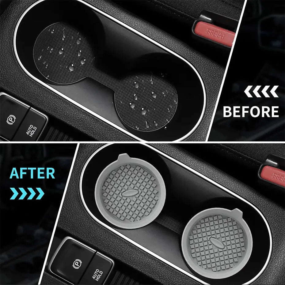 2-Piece Silicone Car Cup Coasters - Image 10
