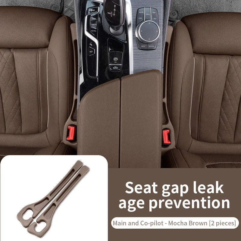 2-Piece Car Seat Gap Filler Organizer with Storage Slot - Image 21
