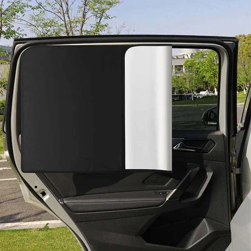2-Piece Car Side Window Sun Shade Curtains - Image 4