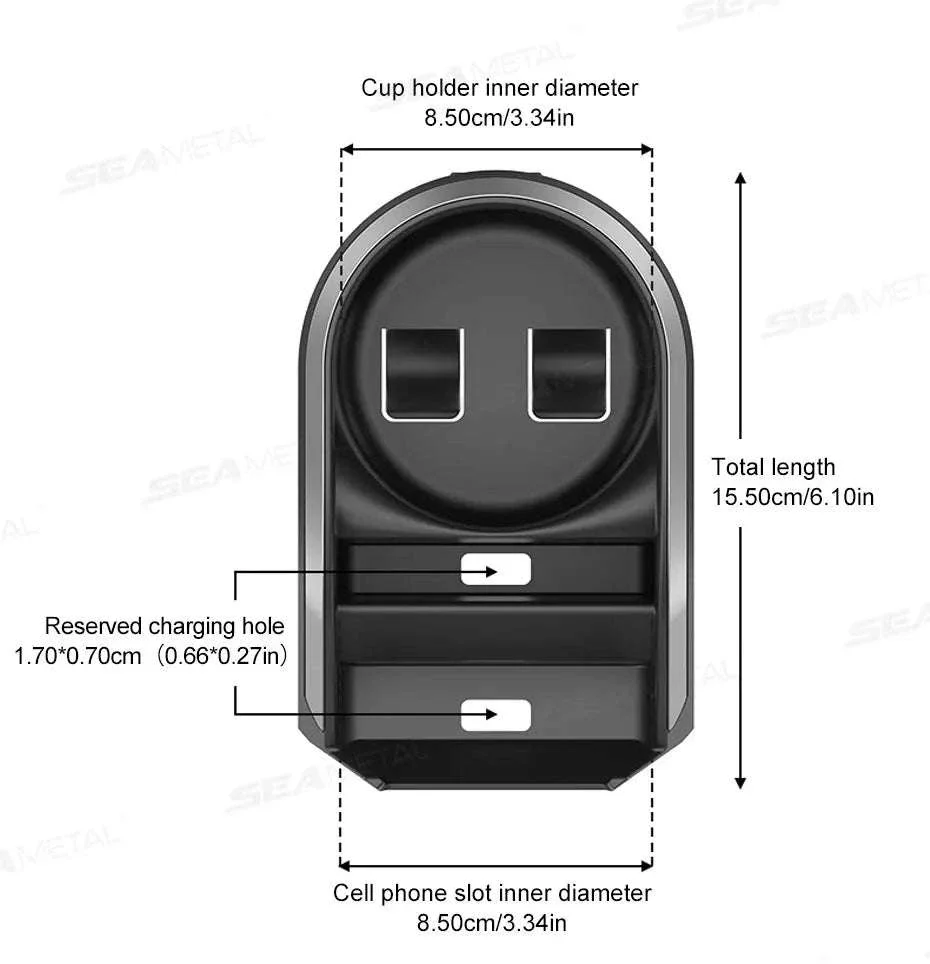 3 in 1 Car Headrest Cup Holder with Phone Mount and Hook - Image 18
