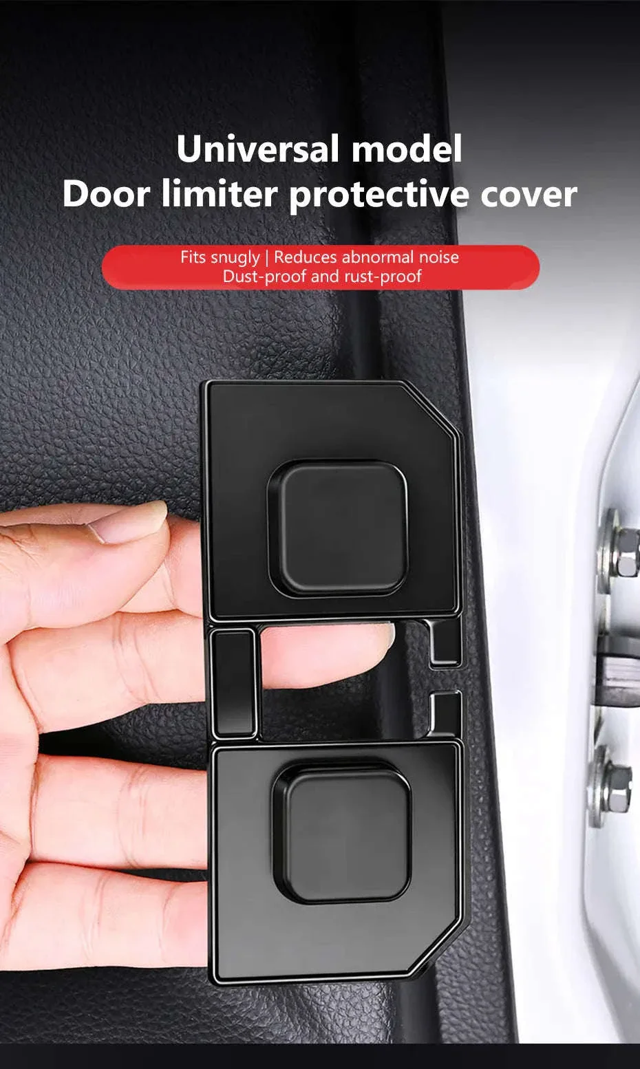 4pcs Car Door Buffer Cushion Waterproof Self-Adhesive Silicone Shockproof Cushion - Image 7