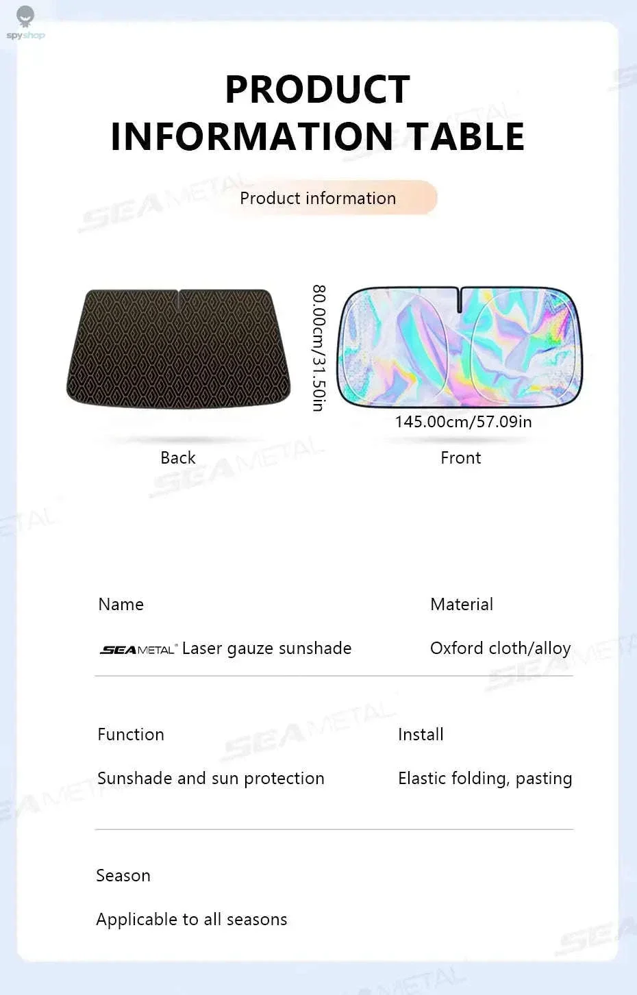 Car Windshield Sun Shade Umbrella for UV Protection and Heat Reduction - Image 19