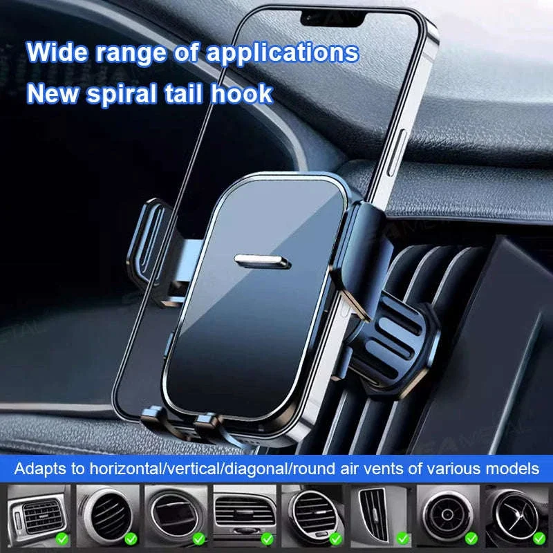 Car Air Vent Phone Holder 360-Degree Rotation Stable Phone Mount for 4.7-7.2in Smartphones - Image 6