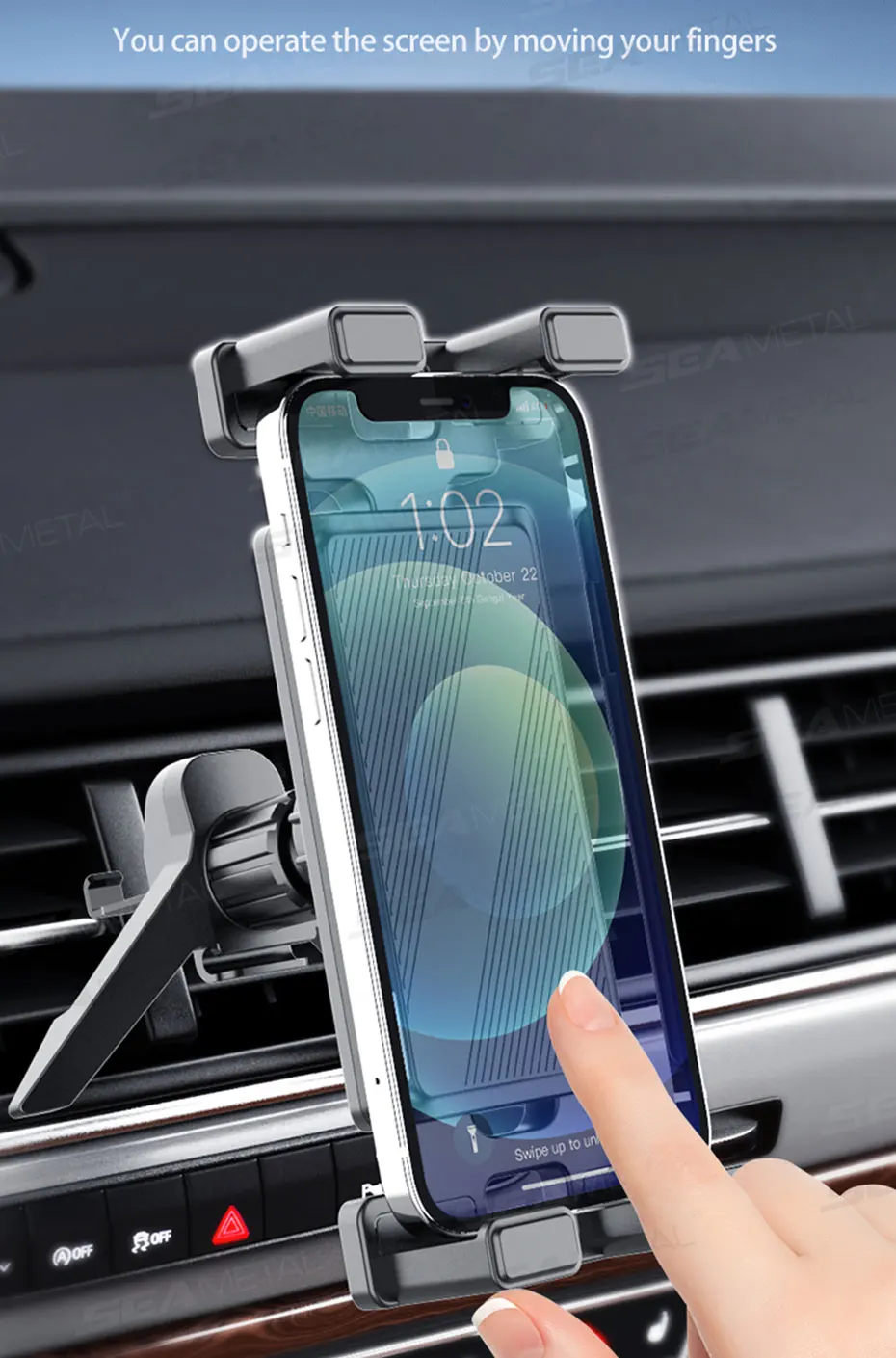 Car Air Vent Tablet Holder for 4.7-12.9 in Devices - Image 14