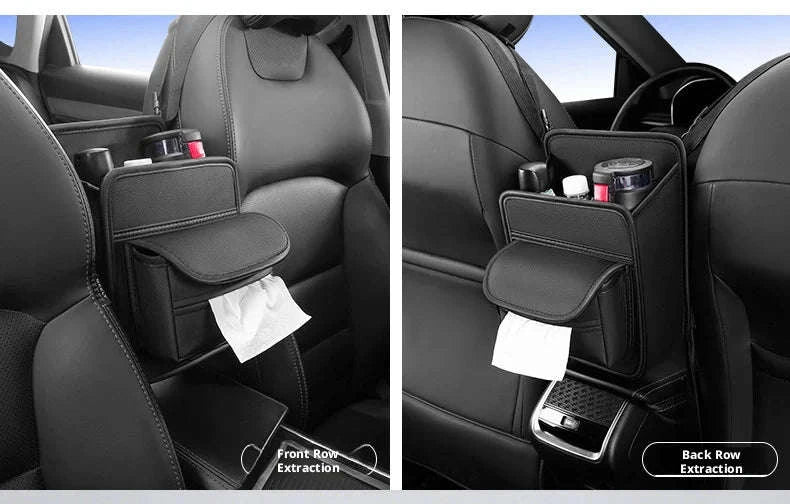 Car Back Seat Organizer Tissue Holder Storage Bag - Image 10