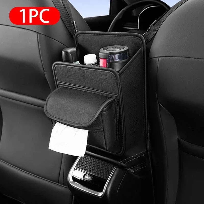 Car Back Seat Organizer Tissue Holder Storage Bag - Image 19