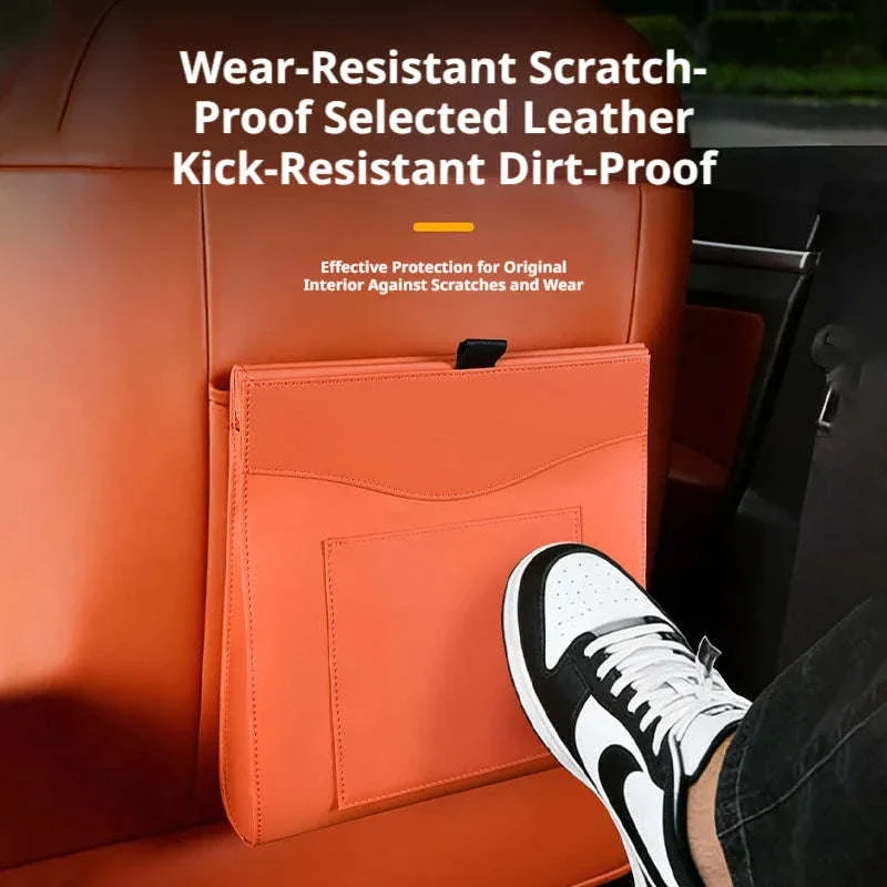 Car Back Seat Trash Bin with Lid, Leakproof Seatback Organizer - Image 2