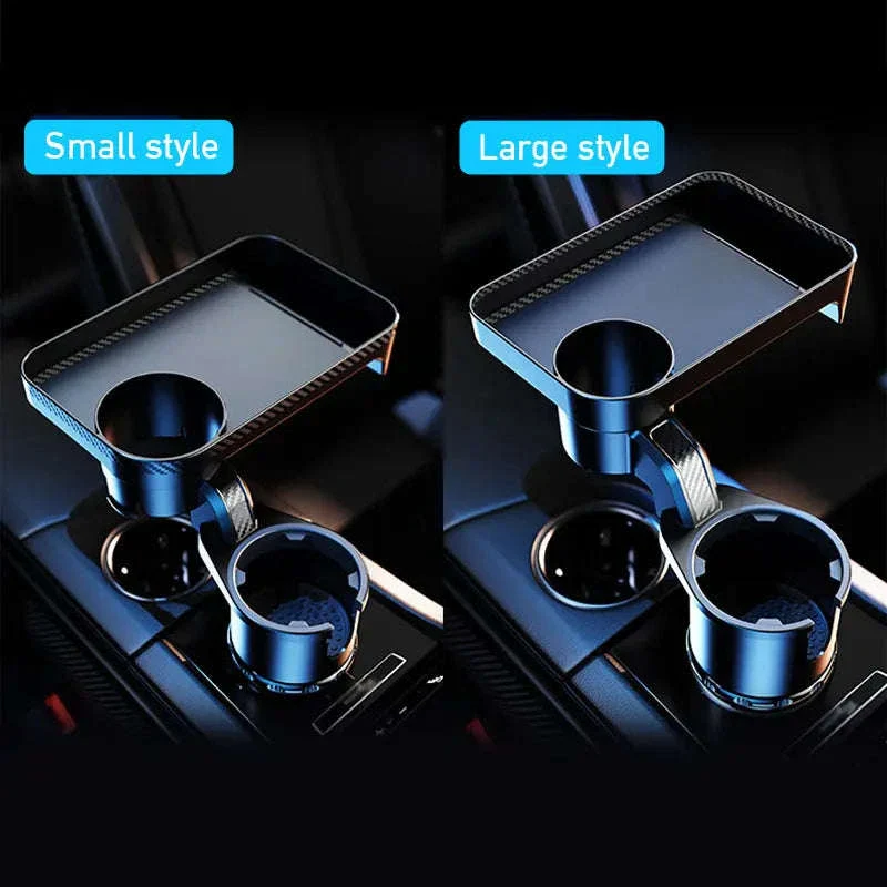 Car Cup Holder Expander with Tray - Image 3