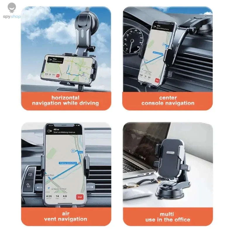 Car Dashboard Phone Mount for Steady Hands-Free Viewing - Image 5