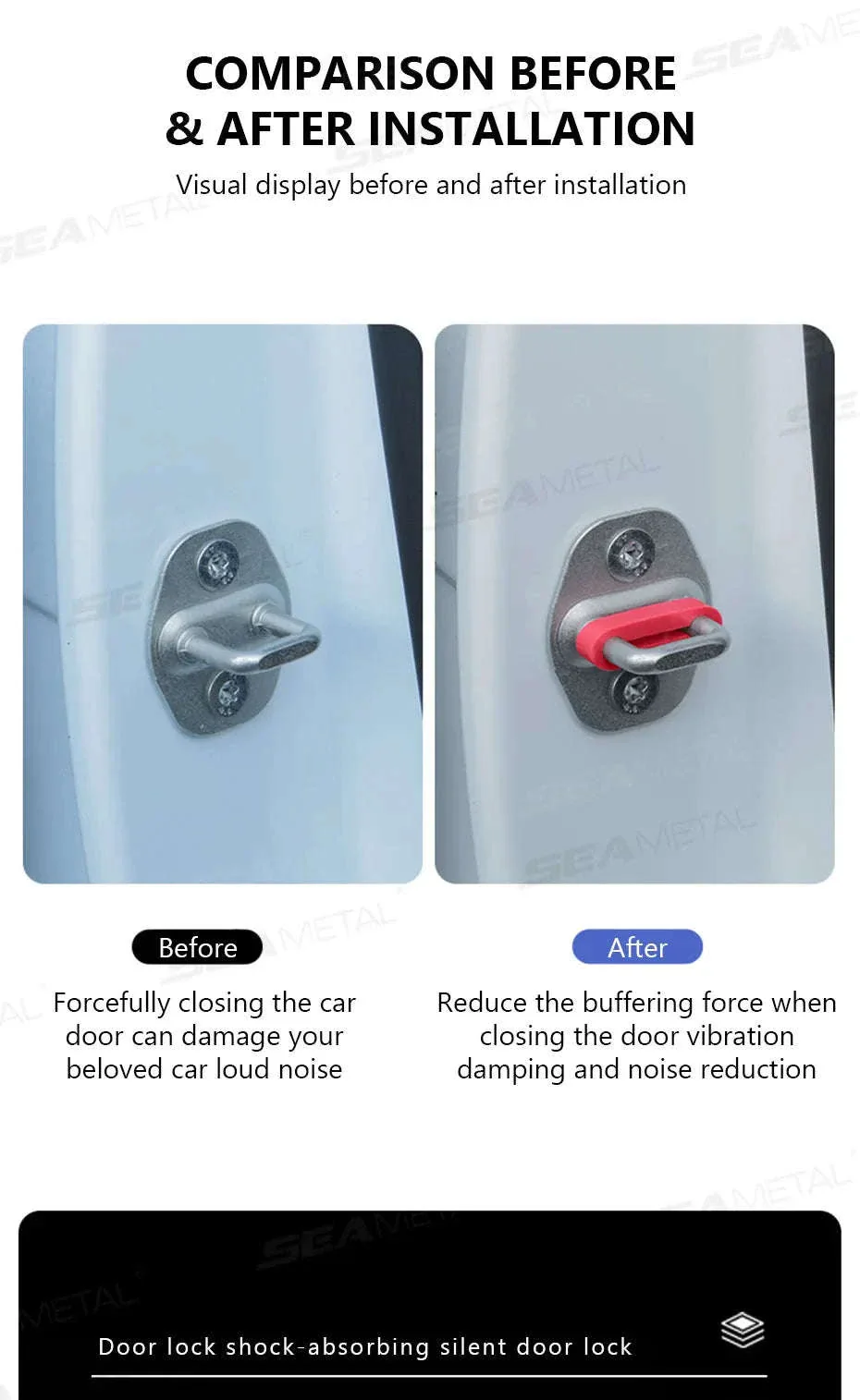 Car Door Buckle Cushion Pad - Image 9