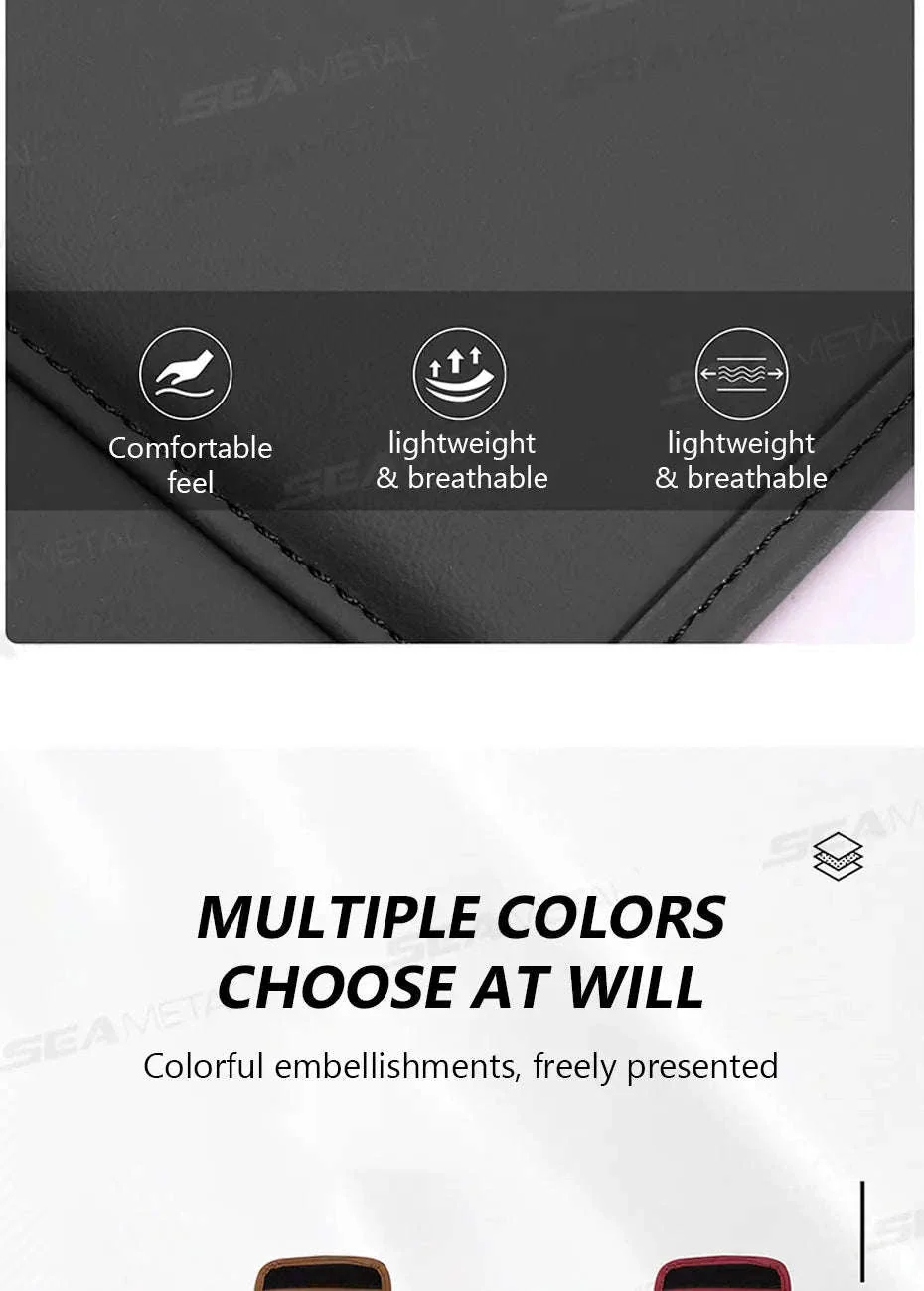 Car Headrest Cover Wear-Resistant Leatherette Protection - Image 10