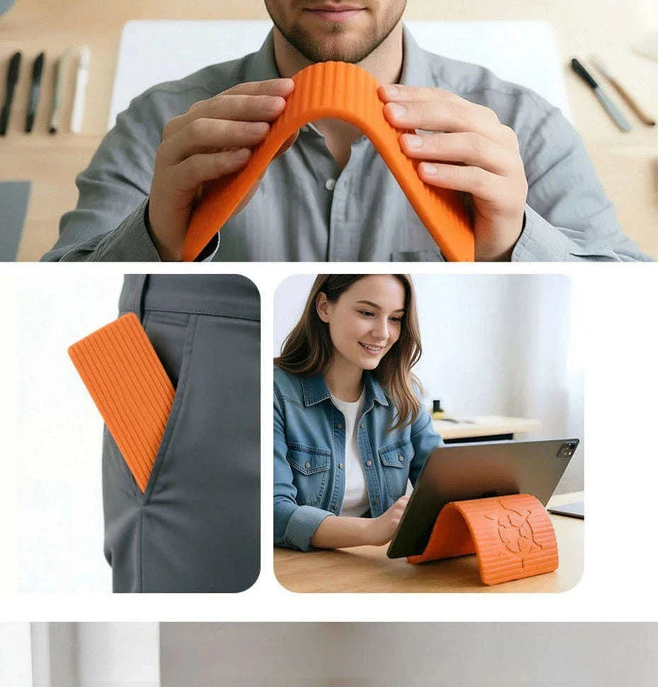 Foldable Flexible Silicone Phone Holder - Image 10