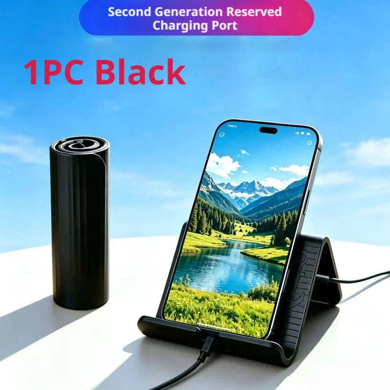 Foldable Flexible Silicone Phone Holder - Image 17