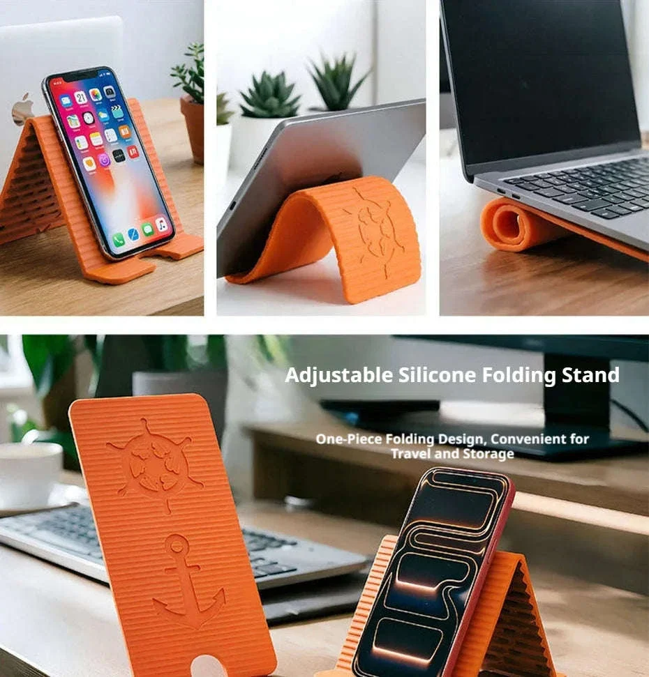 Foldable Flexible Silicone Phone Holder - Image 7