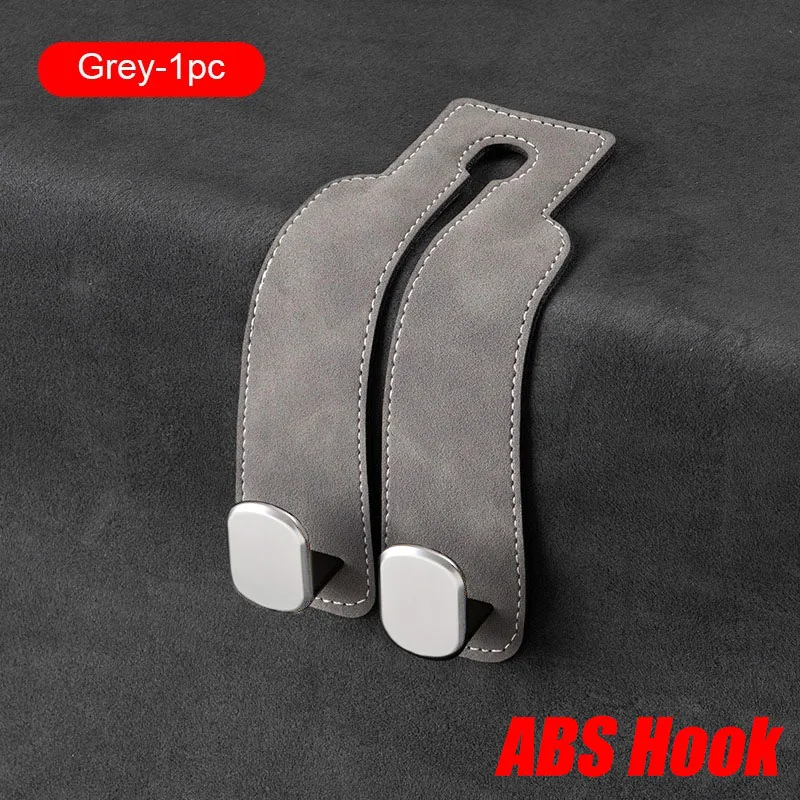 Car Seat Back Hook Luxury Suede Headrest Hanging Hook - Image 25