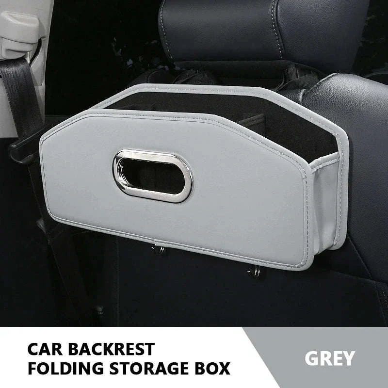 Car Seat Back Organizer with Tissue Holder, Cup Holder and Hooks - Image 18