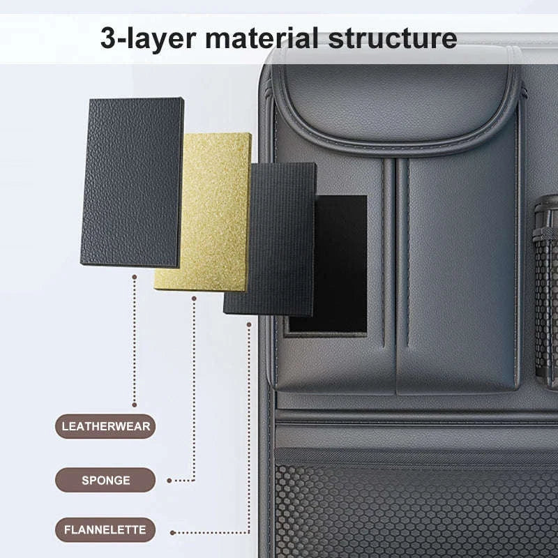 Car Seat Back Organizer Rear Row Storage Bag - Image 4
