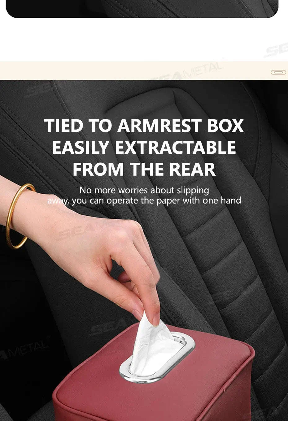 Car Seat Back Tissue Holder - Image 14