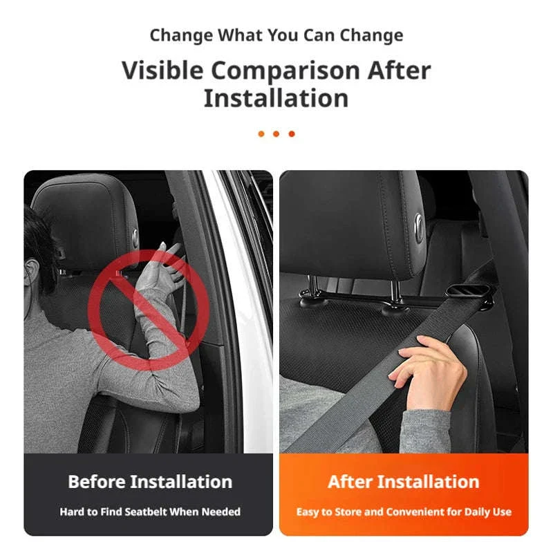 Car Seat Belt Holder Headrest Seat Belt Fastener - Image 2