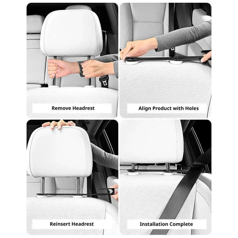 Car Seat Belt Holder Headrest Seat Belt Fastener - Image 5