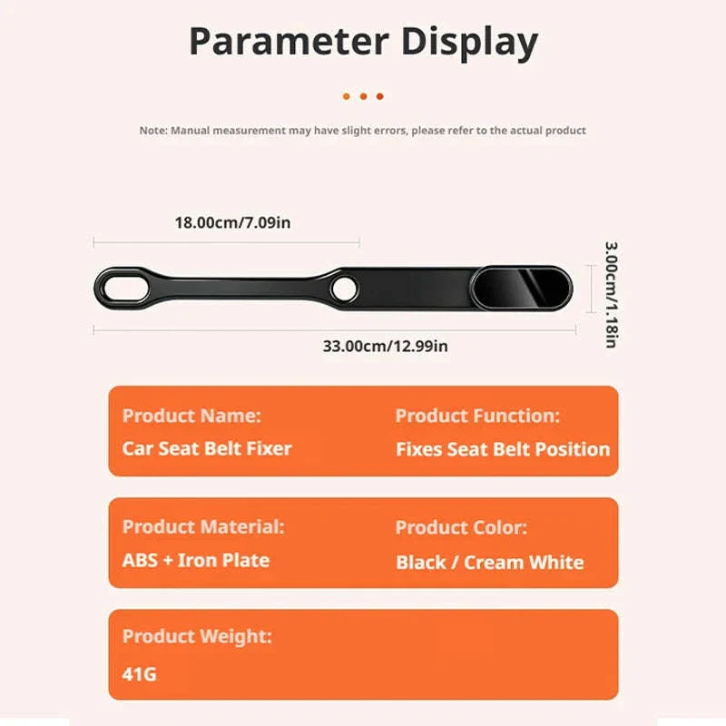 Car Seat Belt Holder Headrest Seat Belt Fastener - Image 6