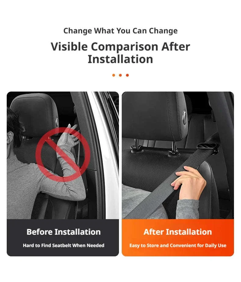 Car Seat Belt Holder Headrest Seat Belt Fastener - Image 8